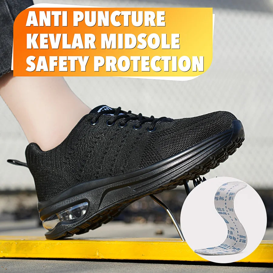 Women Puncture Proof Daily Casual Safety Shoes