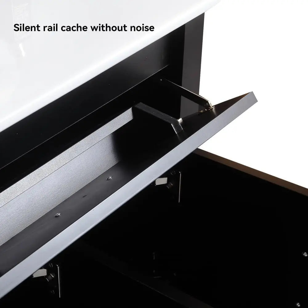 Modern Bathroom Vanity Cabinet With Sink And Soft Close Doors