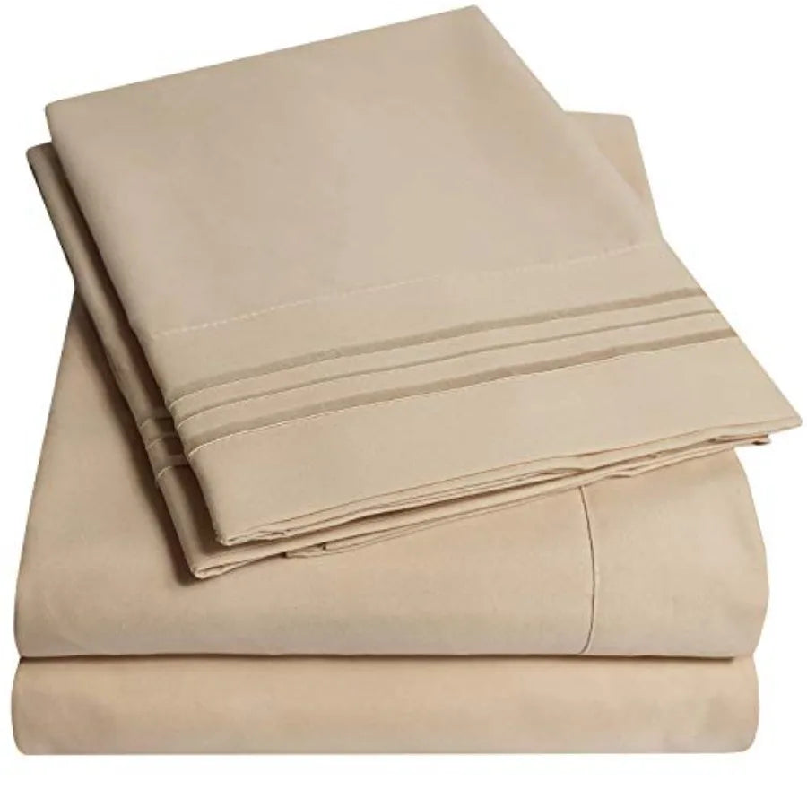 100 Percent Bamboo Fiber Luxury RV Bed Linen Set Six Piece Wrinkle Resistant