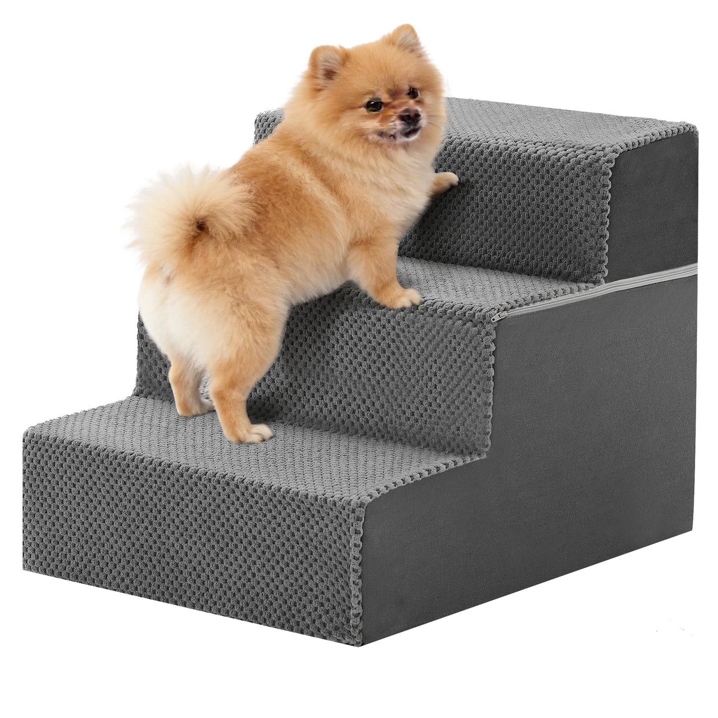 Curved Foam Dog Stairs for Beds, Sofas & Couches