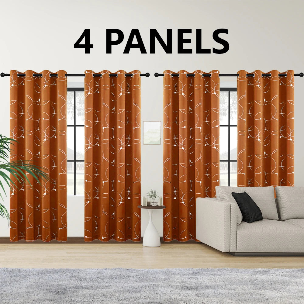 Thermal Insulated Blackout Curtains