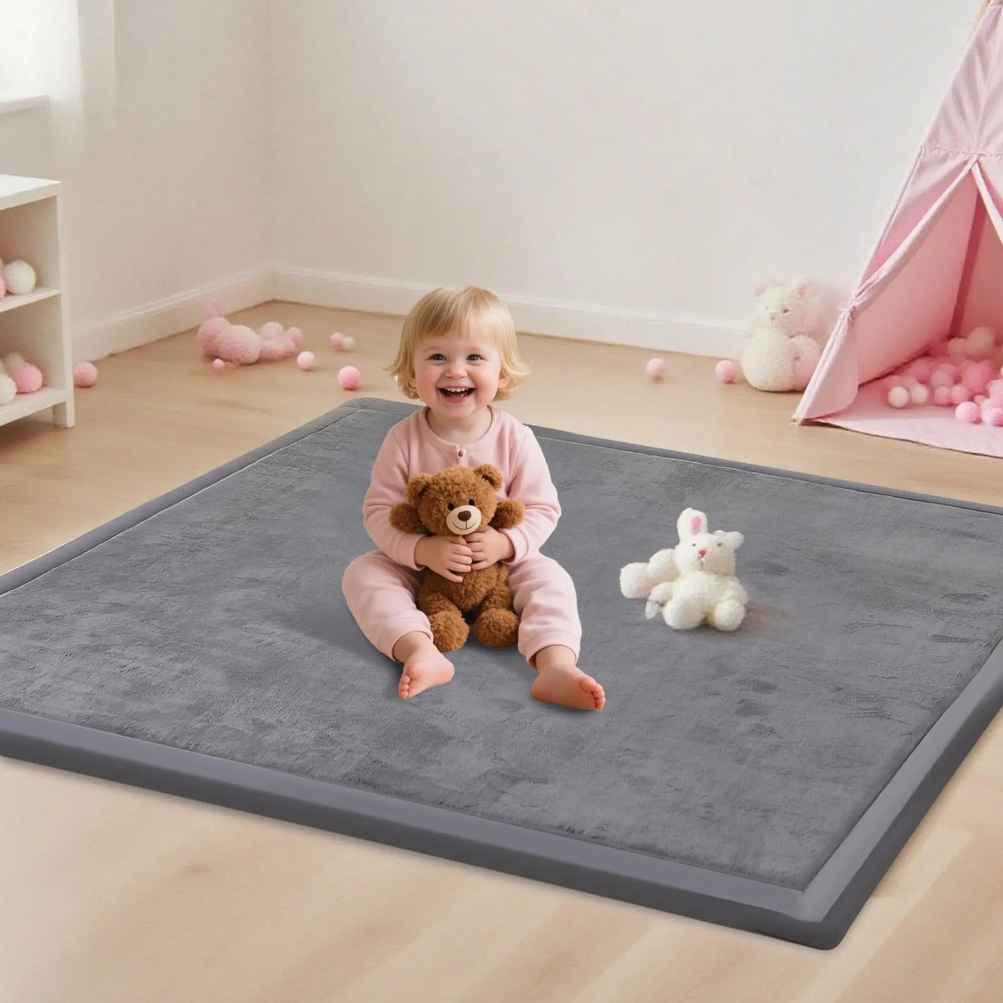 PapaMama Baby Play Mat Non Slip Carpet For Living Room