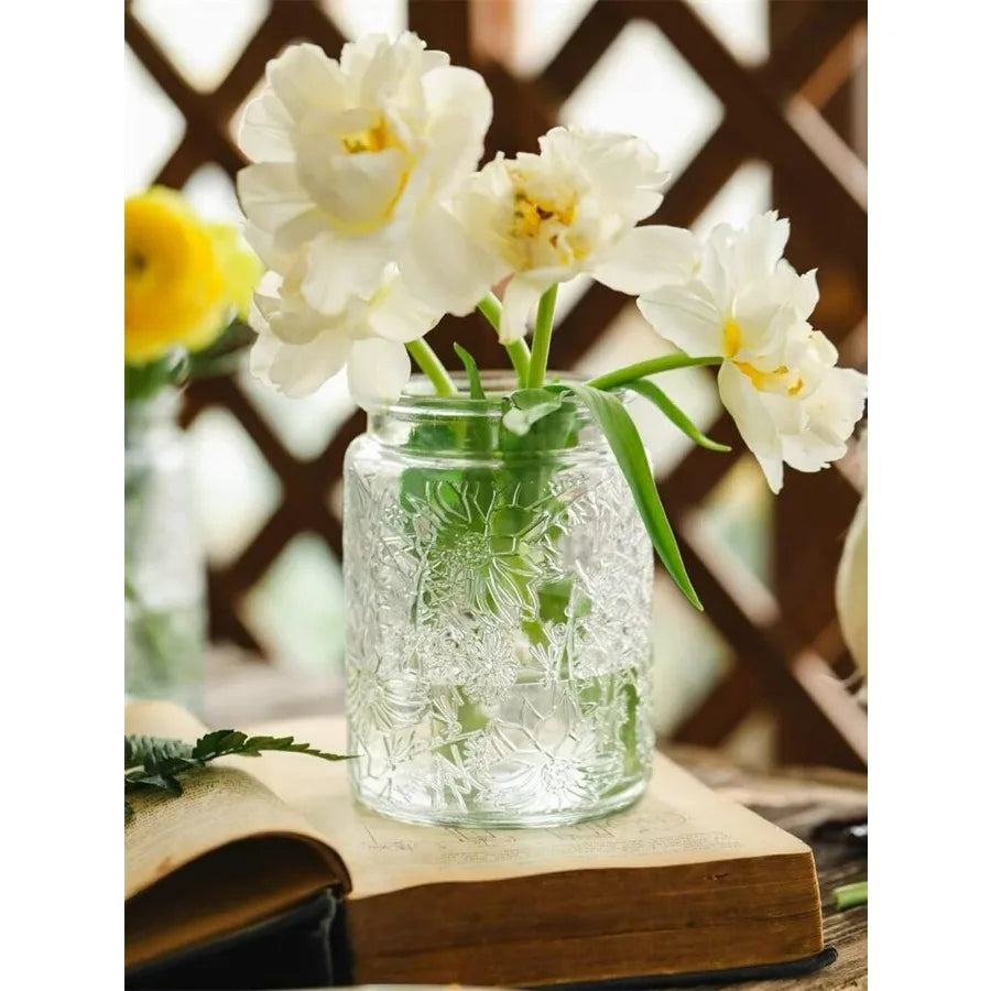 Vintage Glass Jar With Lid