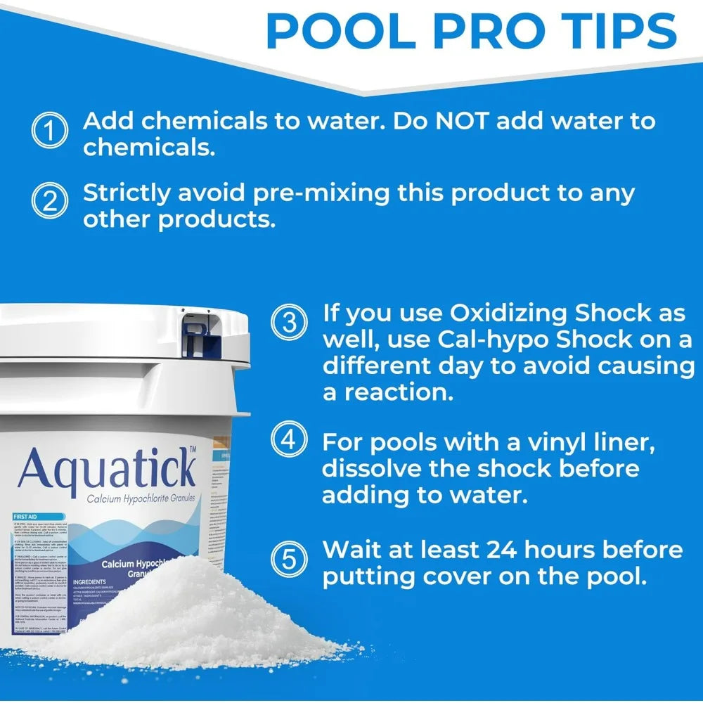 Pro Grade Chlorine Pool Shock For Clean Safe Water