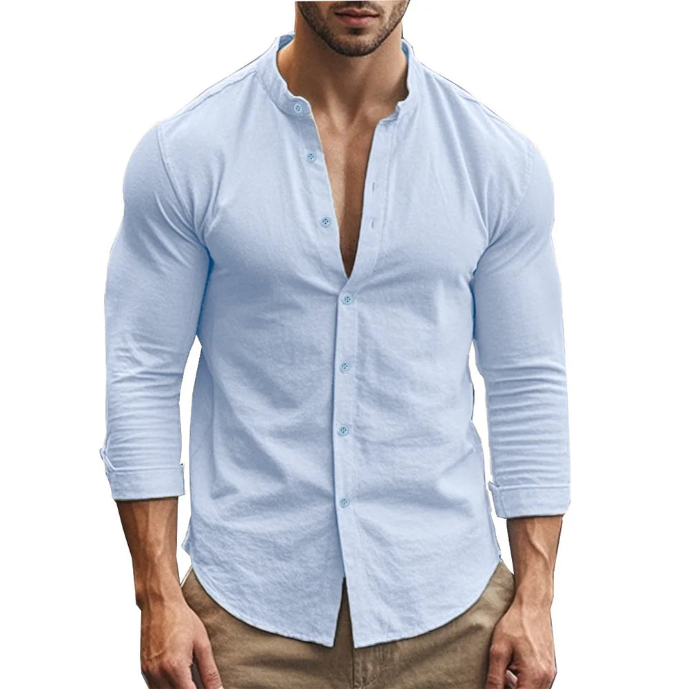Men's Cotton Linen Shirt