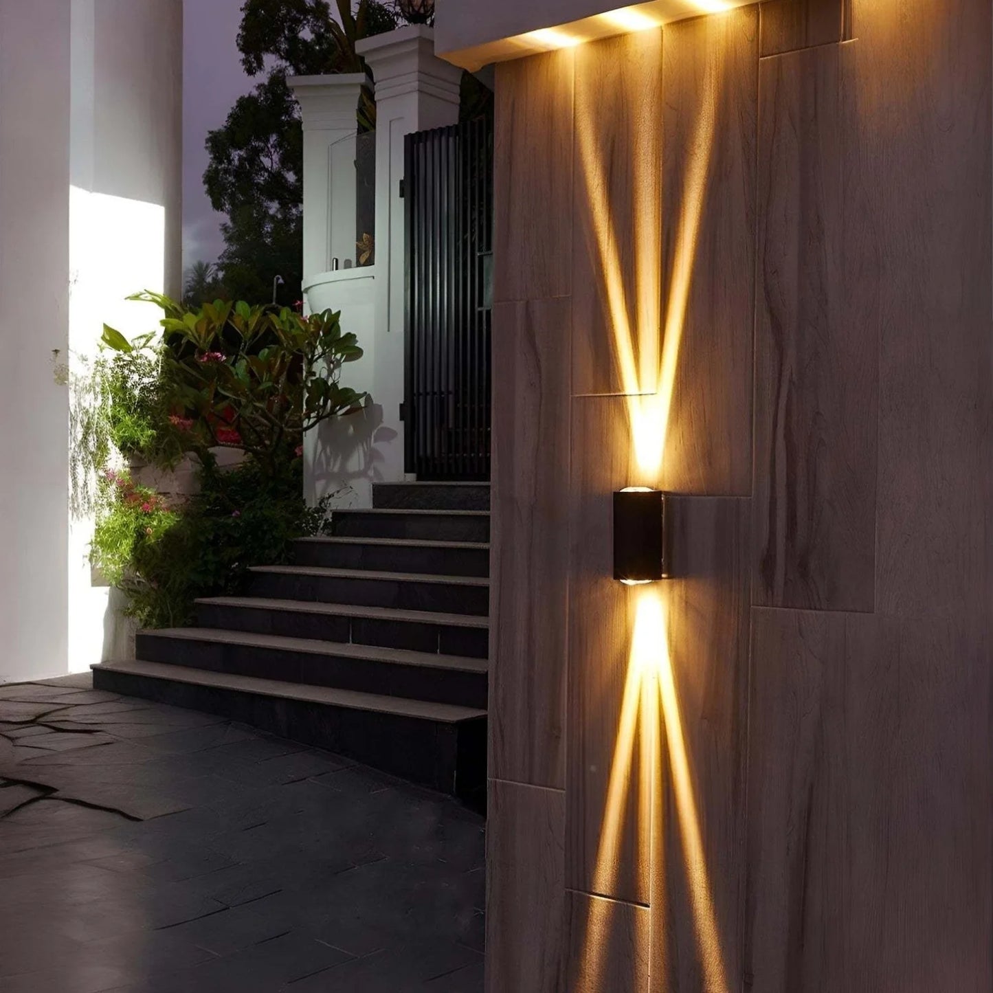 LED Up And Down Wall Lamp Aluminum Anti Rust Outdoor Indoor Sconce 10W 3000K