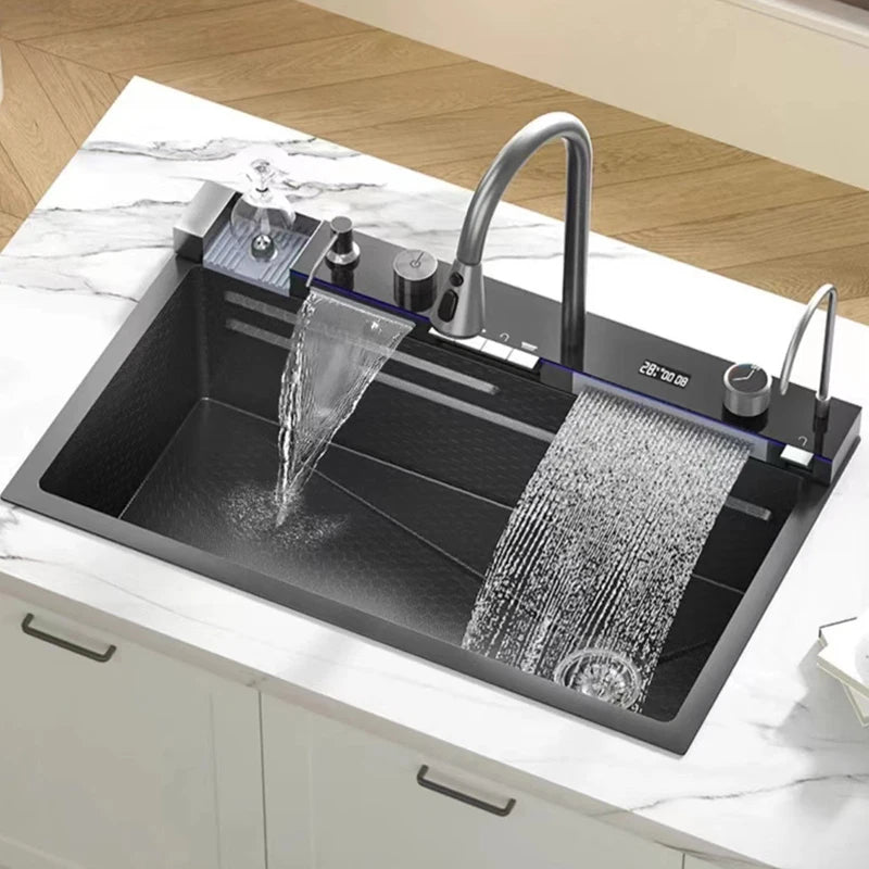 Rozin 304 Stainless Steel Kitchen Sink With Digital Display