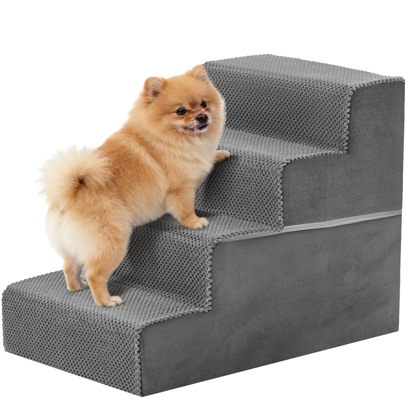 Curved Foam Dog Stairs for Beds, Sofas & Couches