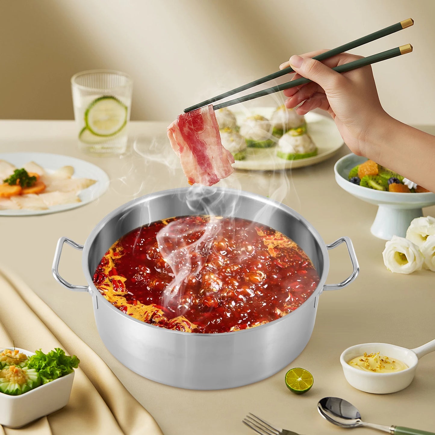 Stainless Steel Stock Pot With Lid