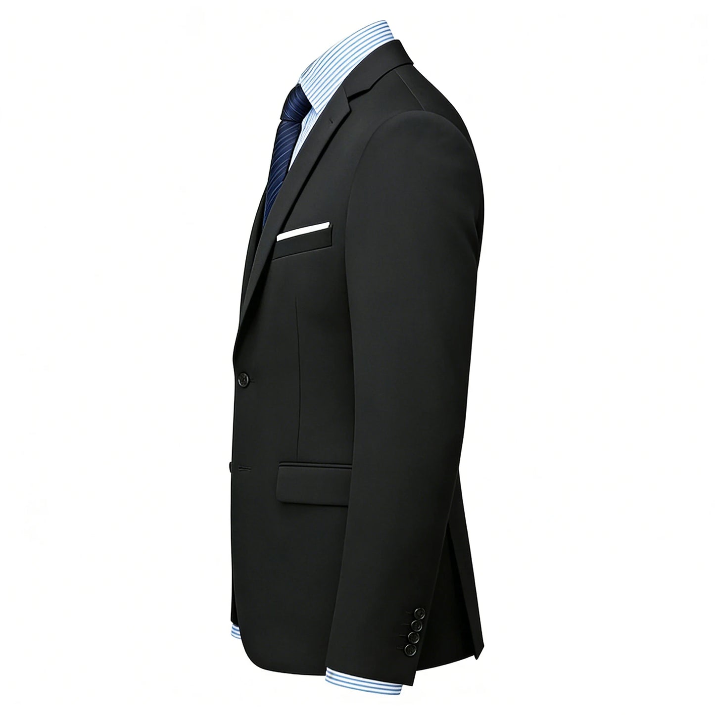CYPTIRY Men's 3 Piece Slim Suit Set Blazer Pants Shirt