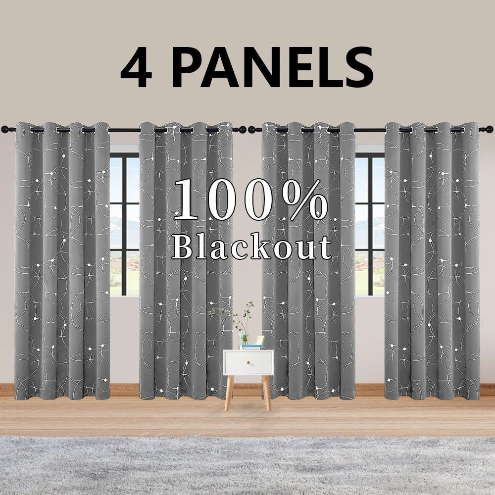 Thermal Insulated Blackout Curtains