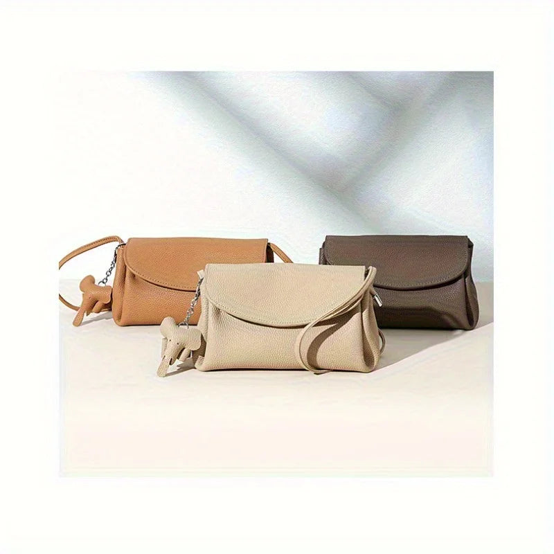 Elephant Cowhide Fashion Crossbody Bag Genuine Leather For Women