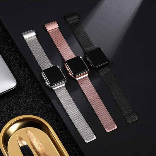 Jansin Stainless Steel Watch Strap For Apple Watch