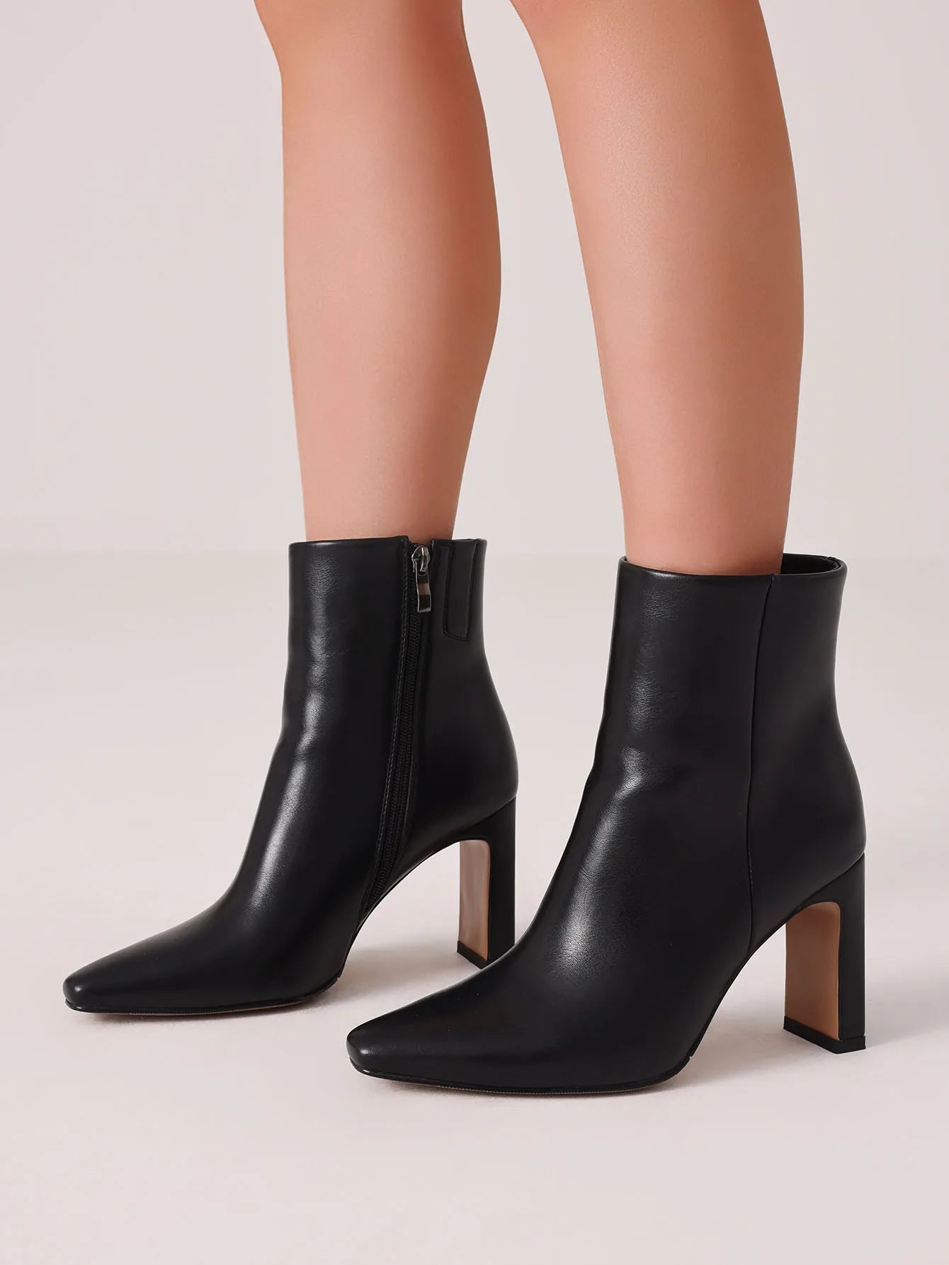 Women's Square Toe Ankle Boots Dress Style Modern Everyday