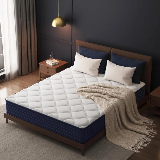 Pocket Spring Memory Foam Mattress Hypoallergenic Medium