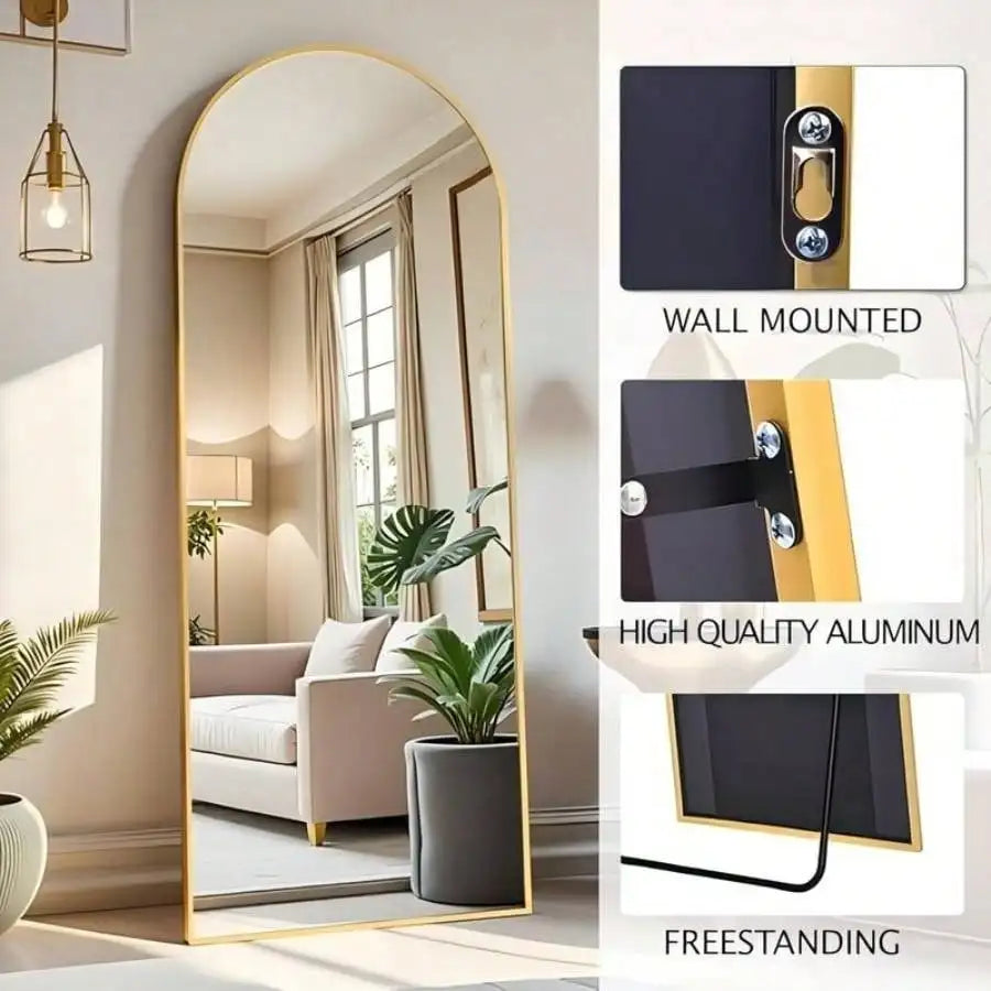 Elegant Arched Full Length Mirror