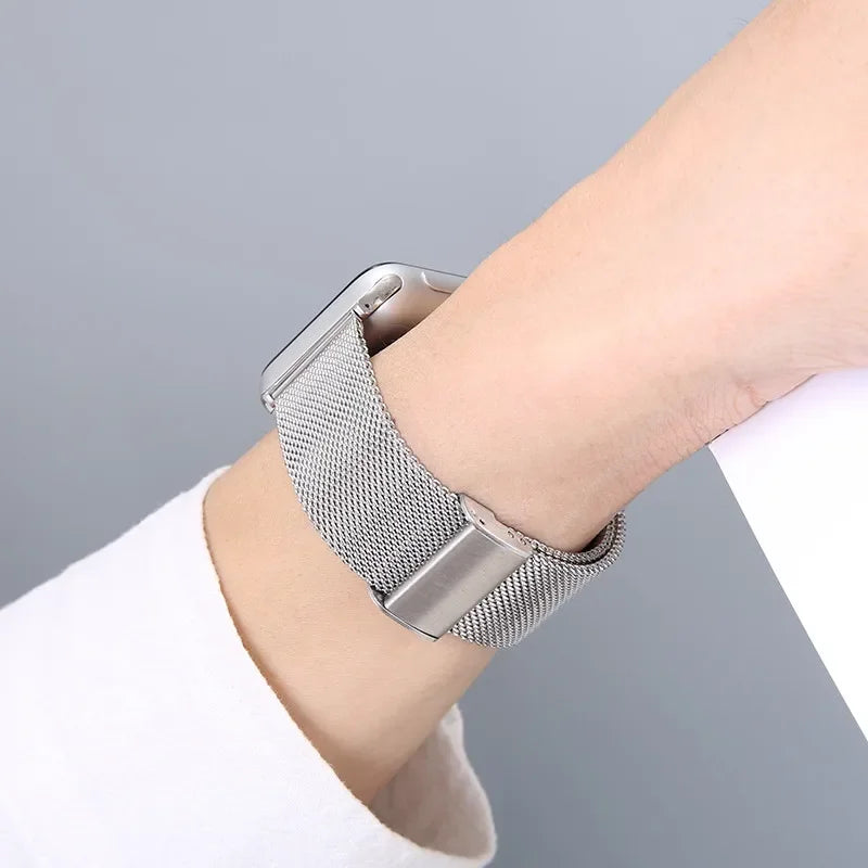 Jansin Stainless Steel Watch Strap For Apple Watch
