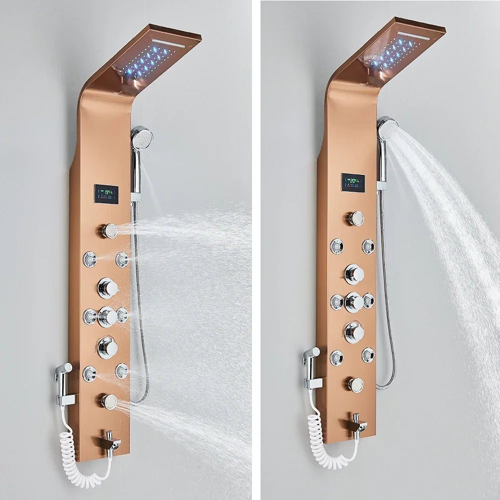 Rozin Intelligent LCD Shower Column System With 6 Modes