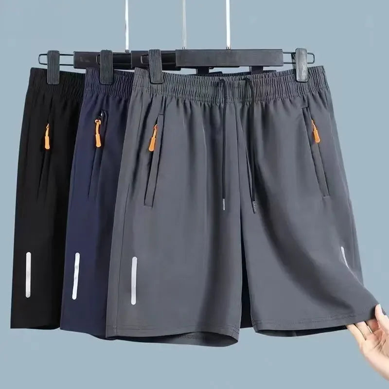 Lightweight Summer Silk Running Athletic Shorts For Men