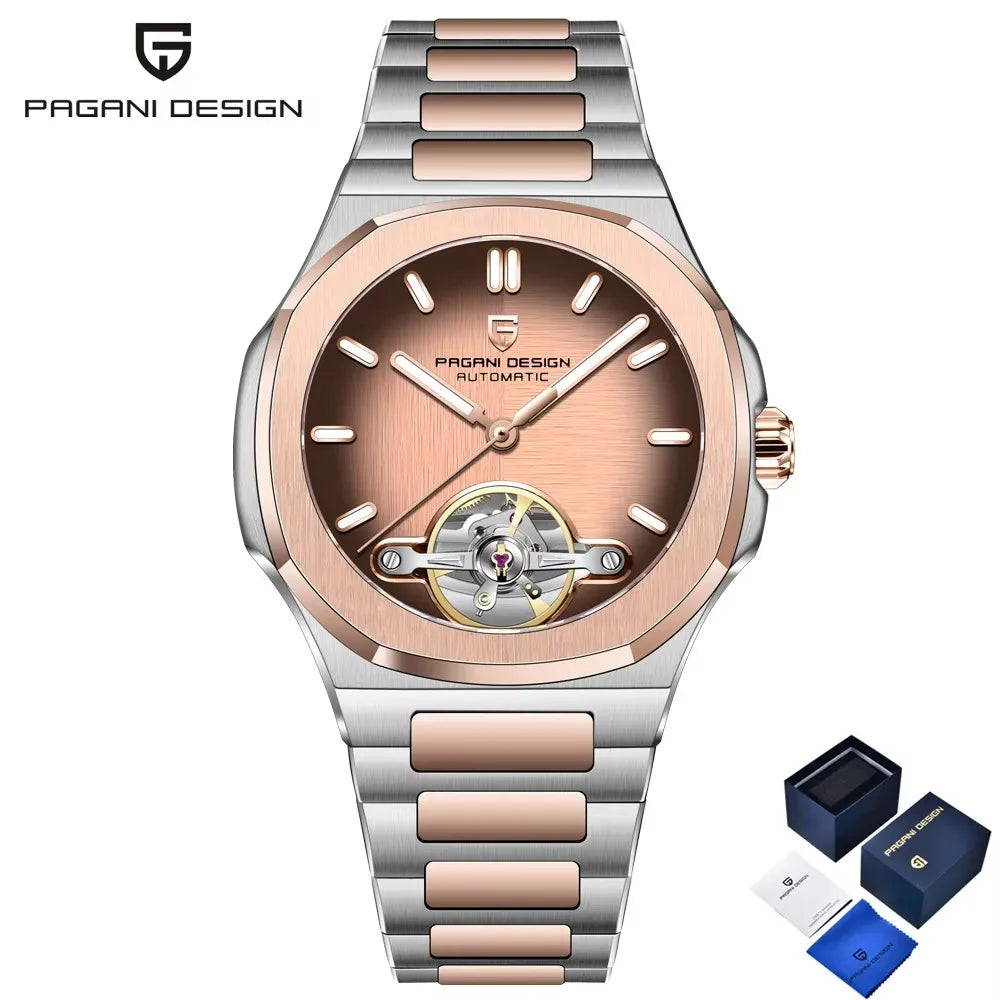 Pagani Design Luxury Automatic Watch Stainless Steel Case