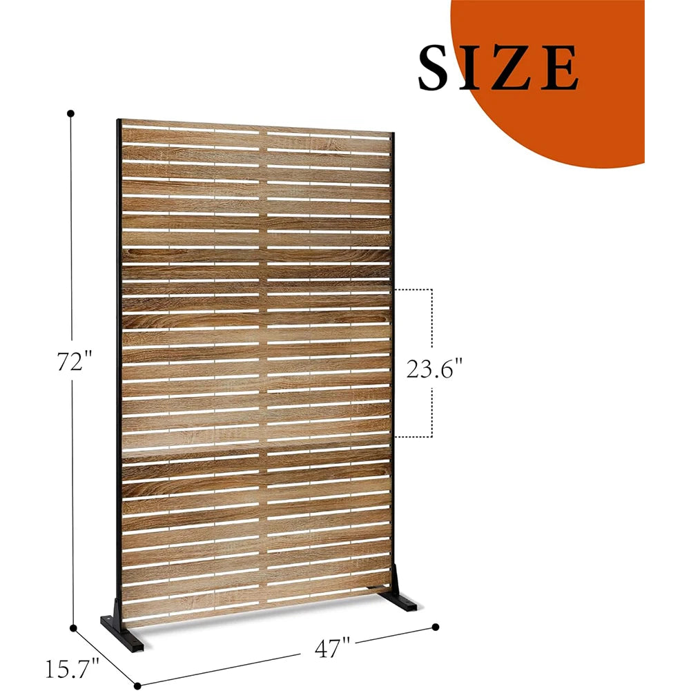 HiMISSH Metal Outdoor Privacy Screens and Panels for Patio