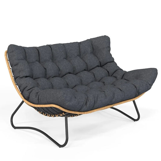 All Weather Outdoor Papasan Loveseat