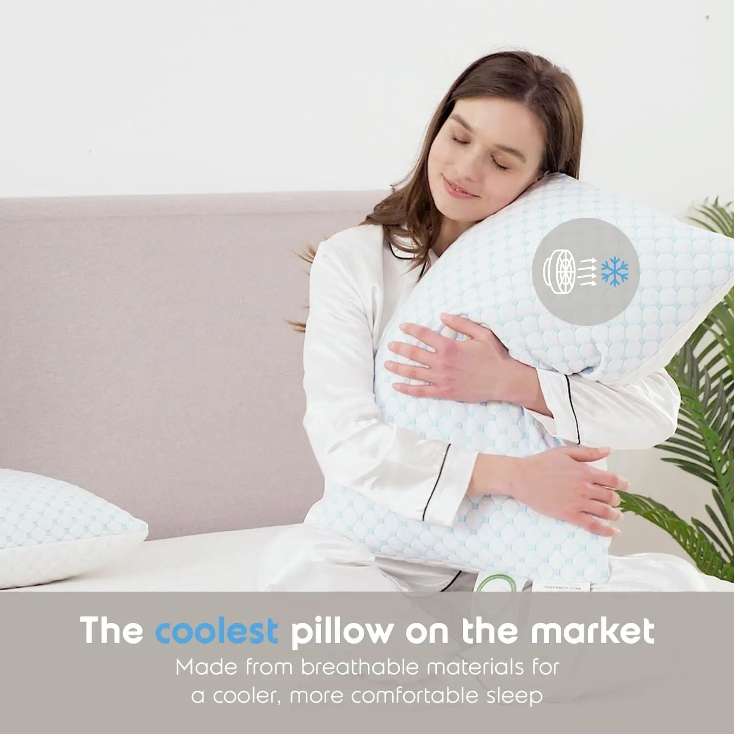 Cooling Gel Pillows With Polyester Filling For All Night Comfort