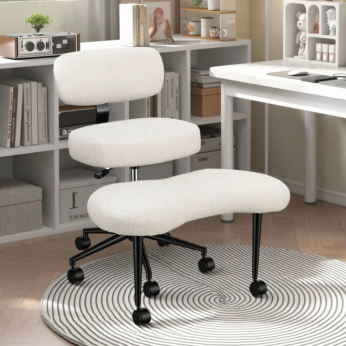 Ergonomic Executive Office Chair with Adjustable Height