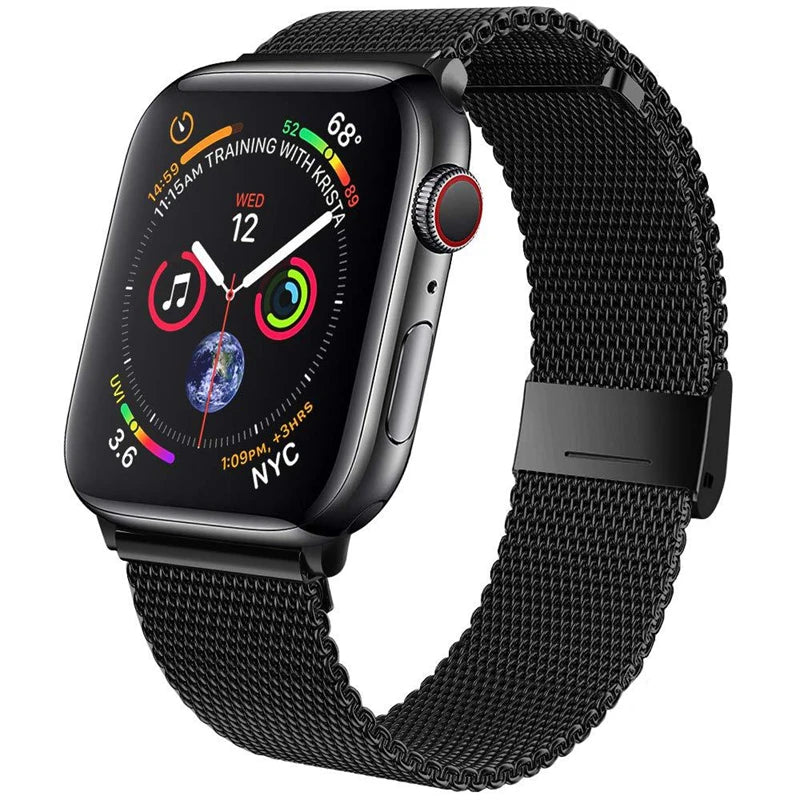Jansin Stainless Steel Watch Strap For Apple Watch