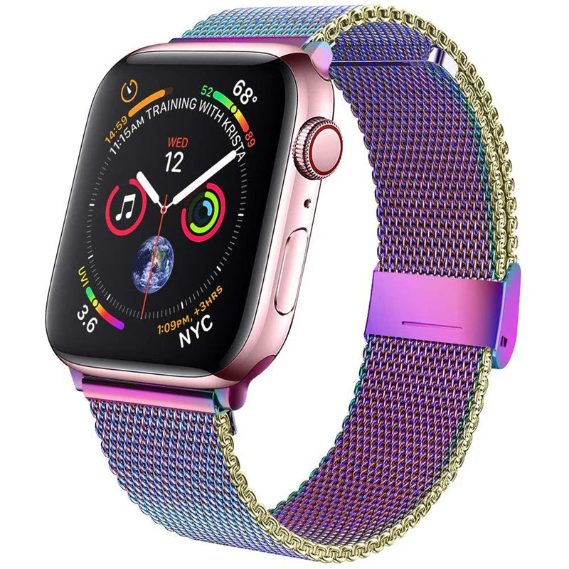 Jansin Stainless Steel Watch Strap For Apple Watch
