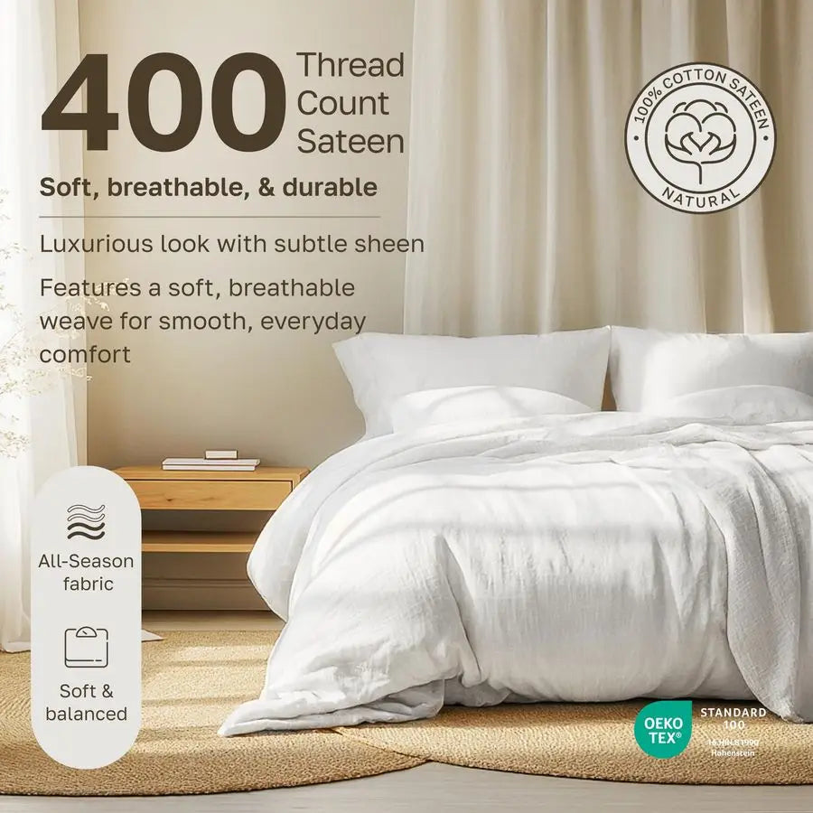 Natural Cotton Sheets Set