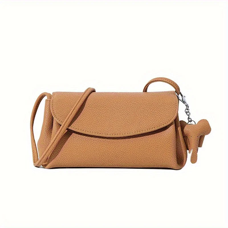 Elephant Cowhide Fashion Crossbody Bag Genuine Leather For Women
