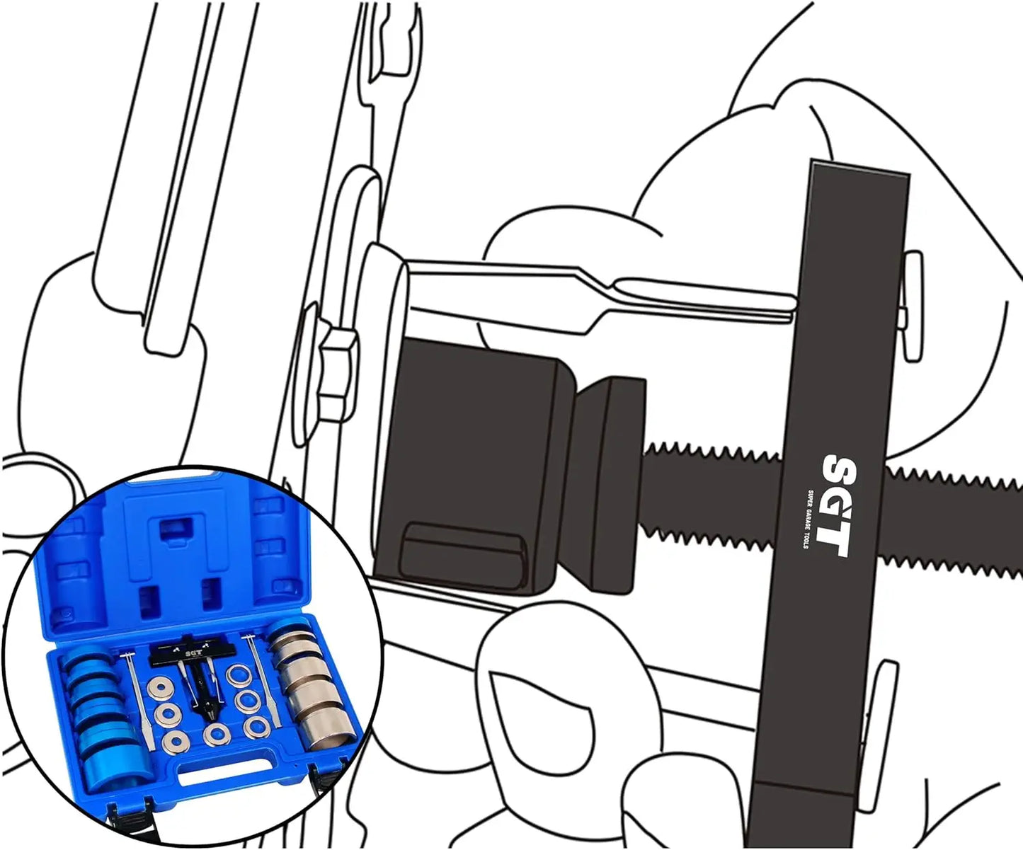 XMSJ Crank Bearing Camshaft Seal Installer Remover Set