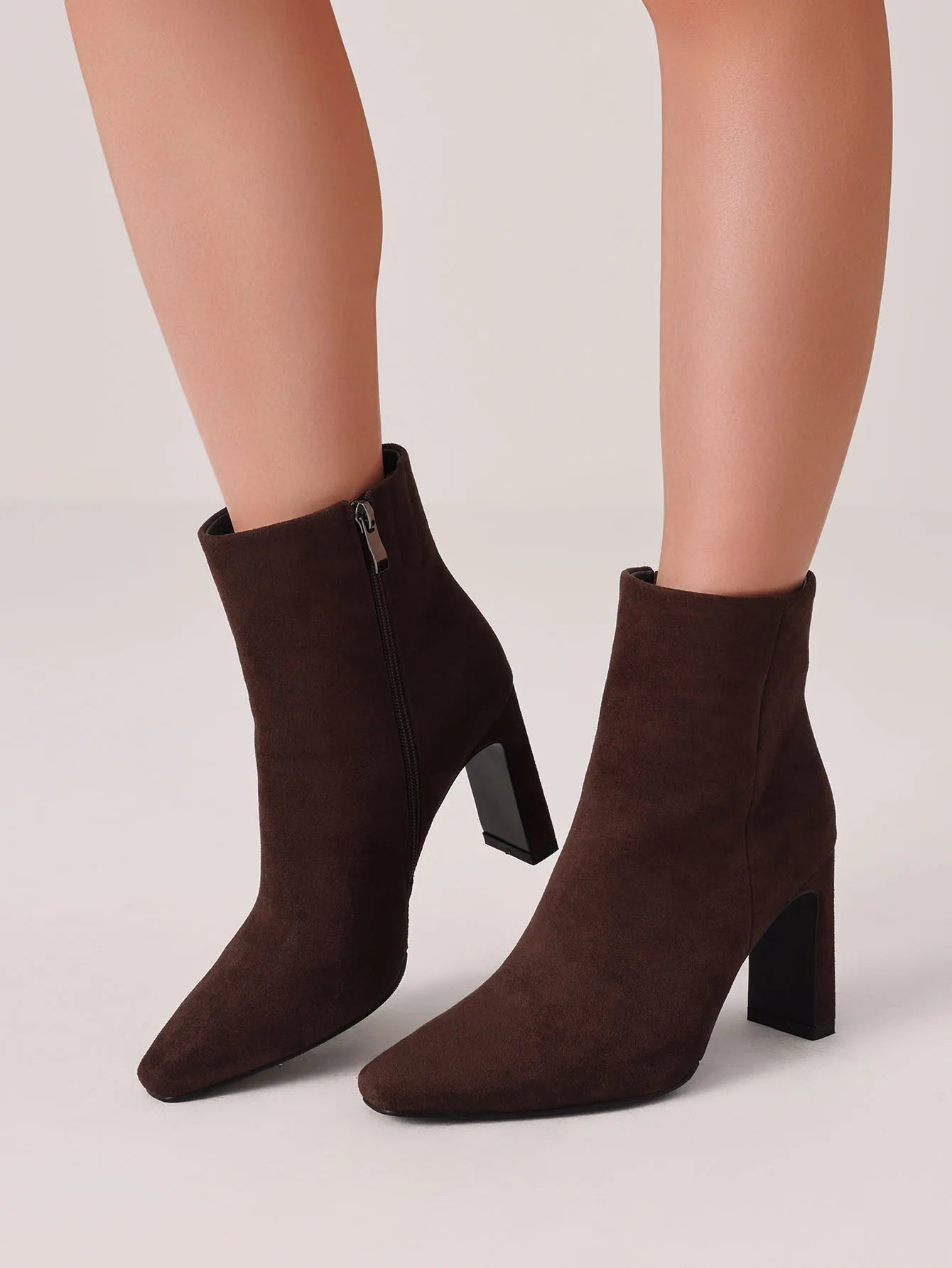 Women's Square Toe Ankle Boots Dress Style Modern Everyday