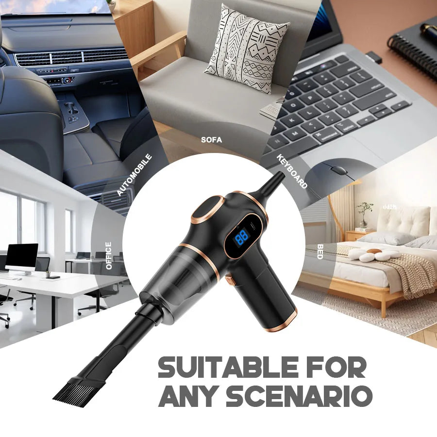 High Power Cordless Bagless Handheld Vacuum Cleaner With HEPA