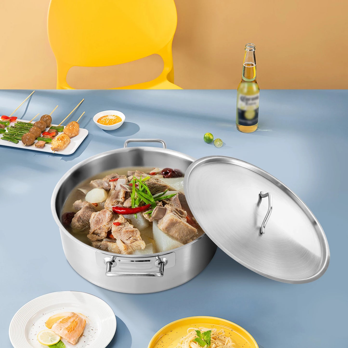 Stainless Steel Stock Pot With Lid