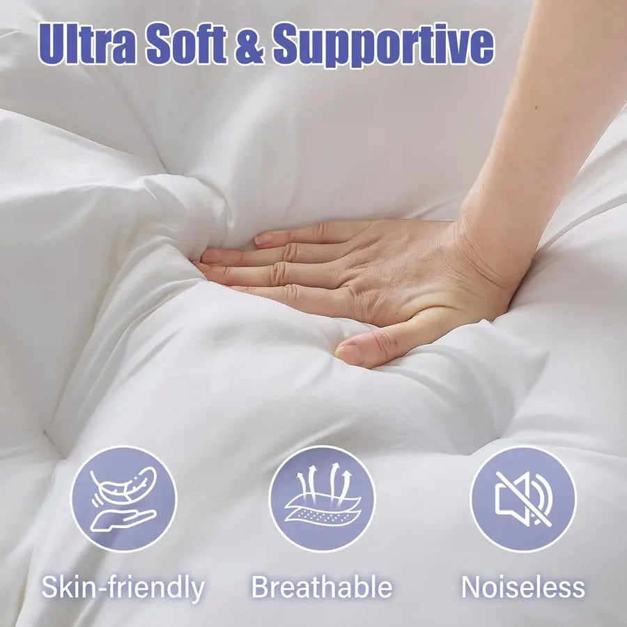 Memory Foam Mattress Topper for Restful Sleep and Support
