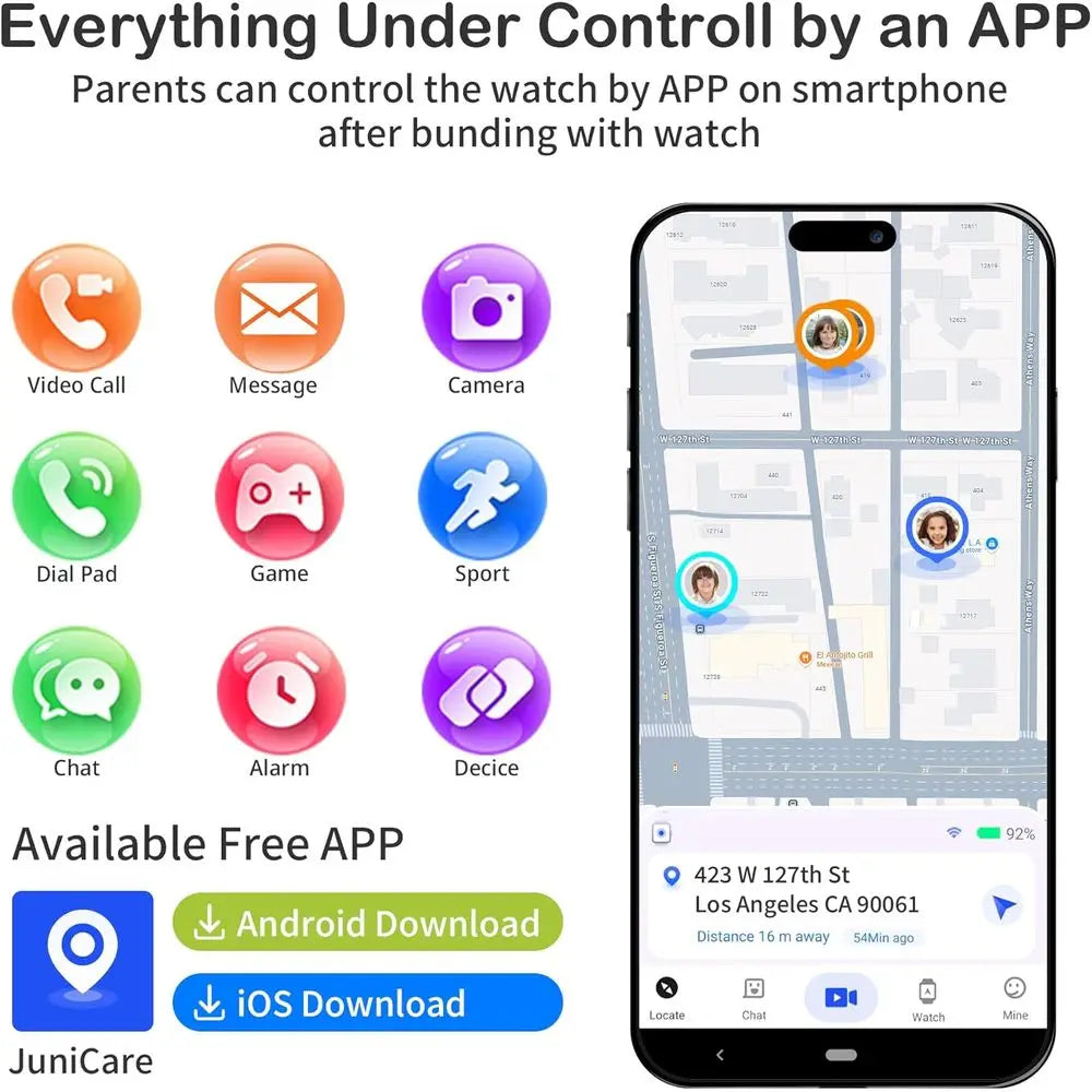 Kids 4G Smartwatch With GPS Tracker And Video Calling