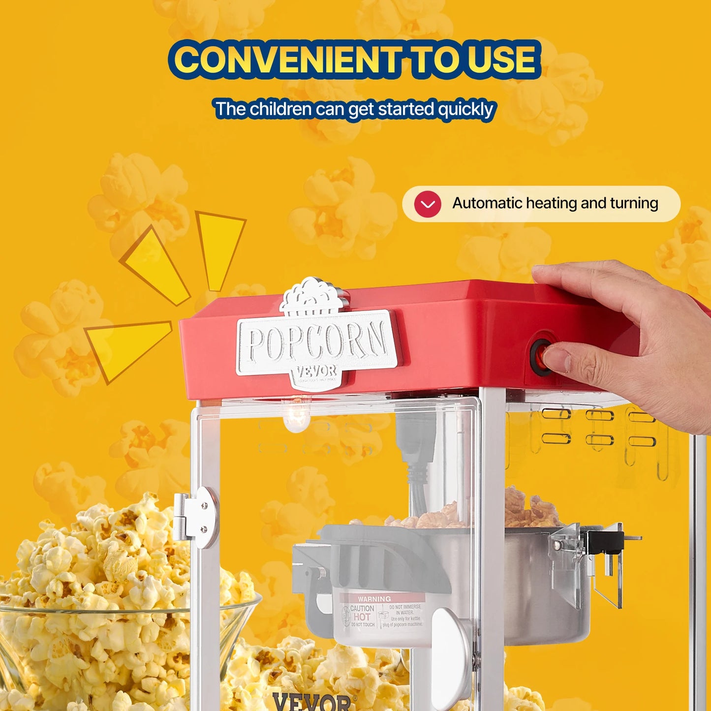 Commercial Popcorn Maker Countertop Machine