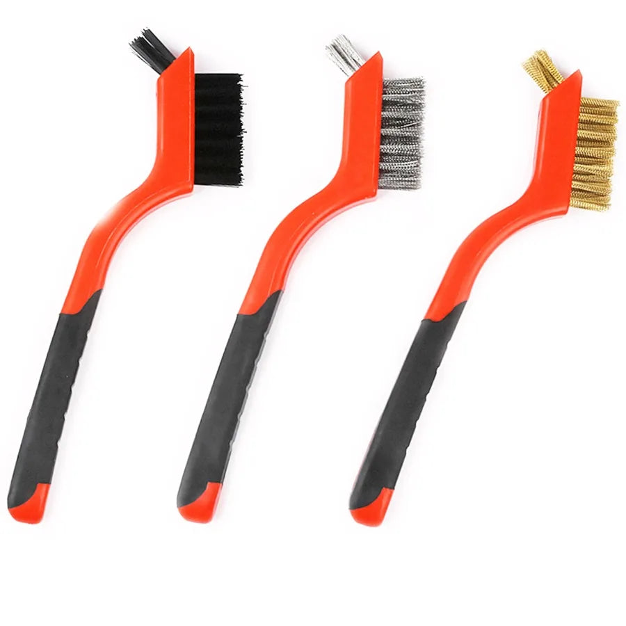 Plastic Durable Wire Brush Set for Rust Removal in Holes