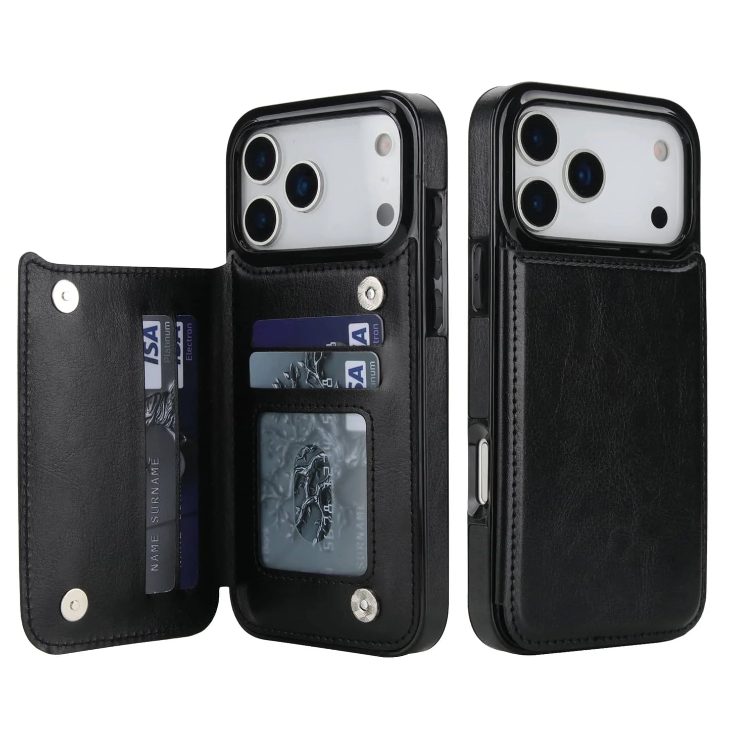iPhone Pro Max Air Wallet Case With Card Holder Magnetic