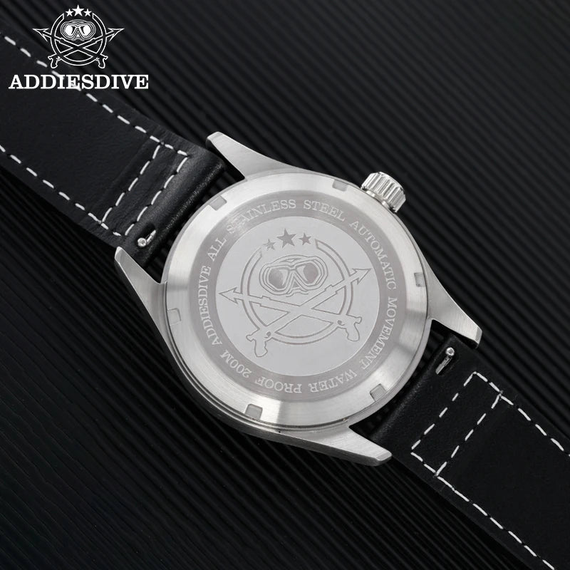 ADDIESDIVE Men's Automatic Mechanical Watch Sapphire Glass 200M Waterproof