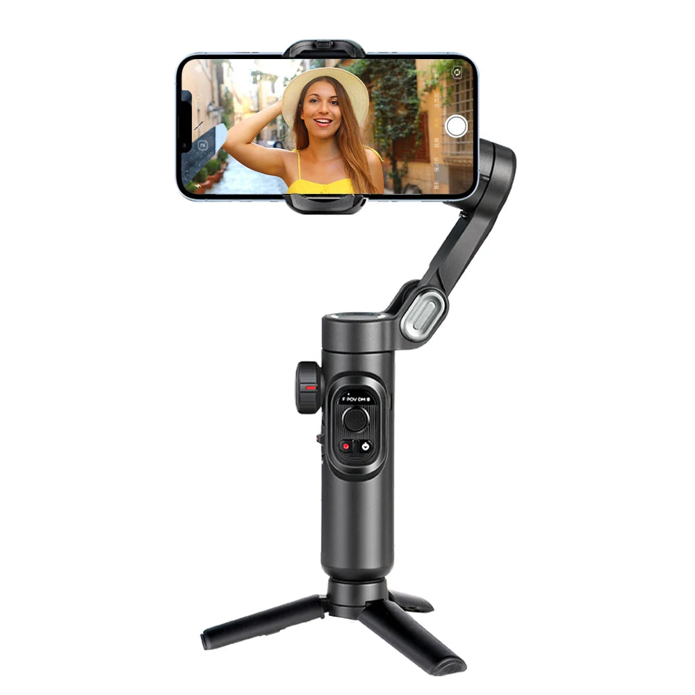Aochuan Face Tracking Vlog XE Handheld Gimbal Stabilizer With Light