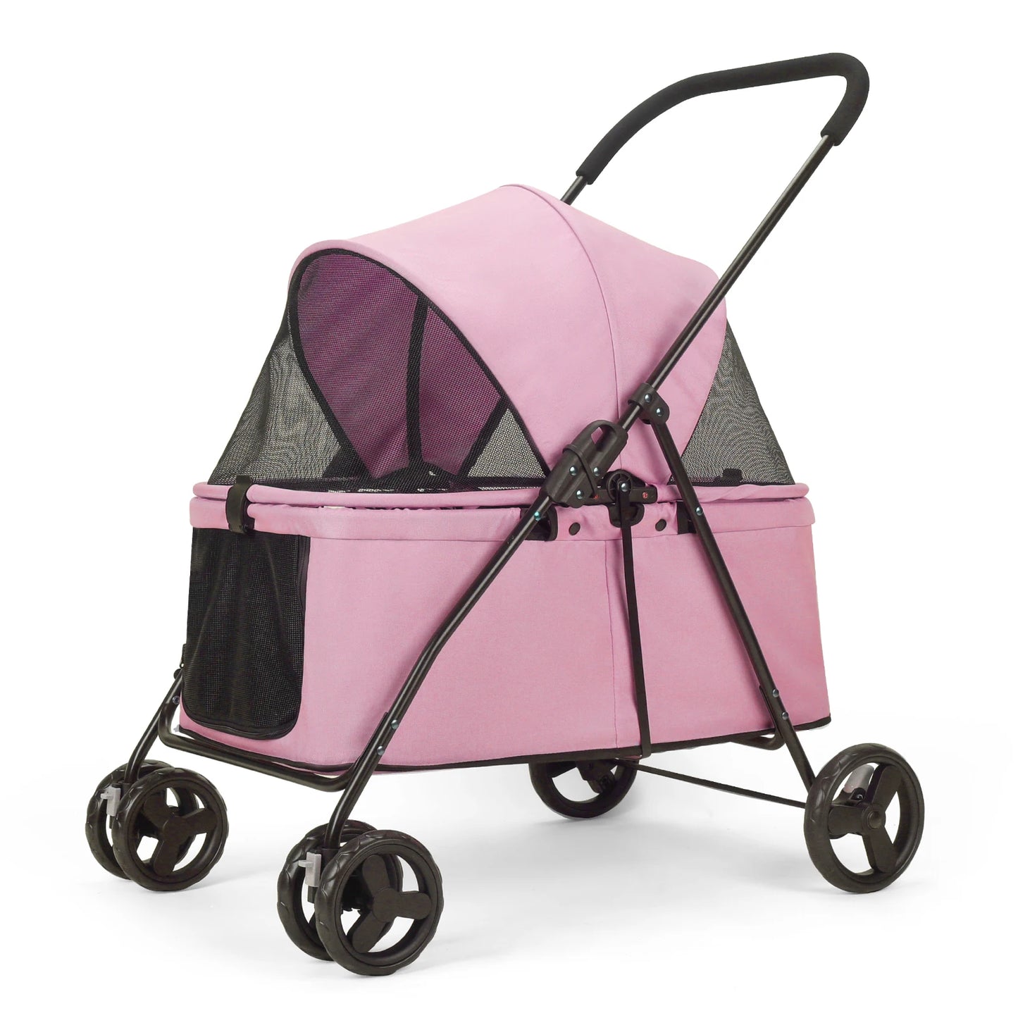 4 Wheel Dog Stroller For Pets And Puppies Outdoors