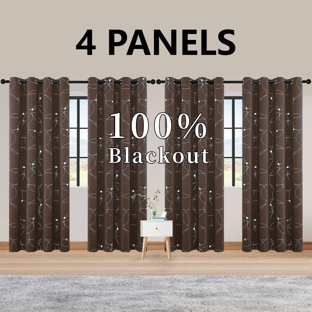 Thermal Insulated Blackout Curtains