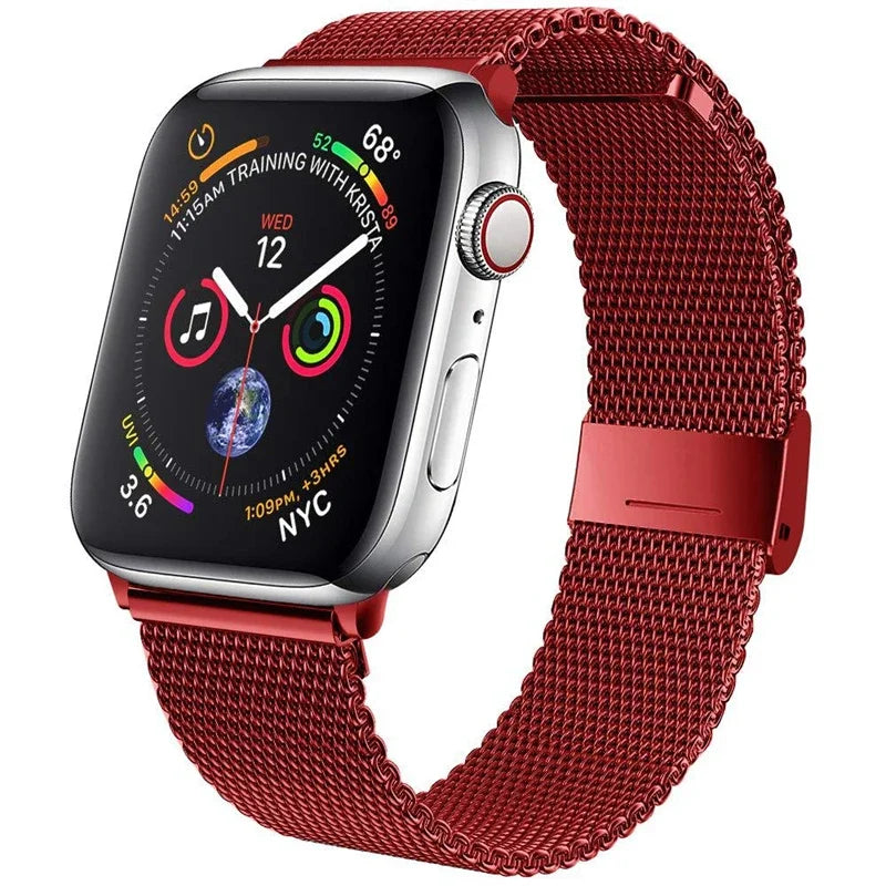 Jansin Stainless Steel Watch Strap For Apple Watch