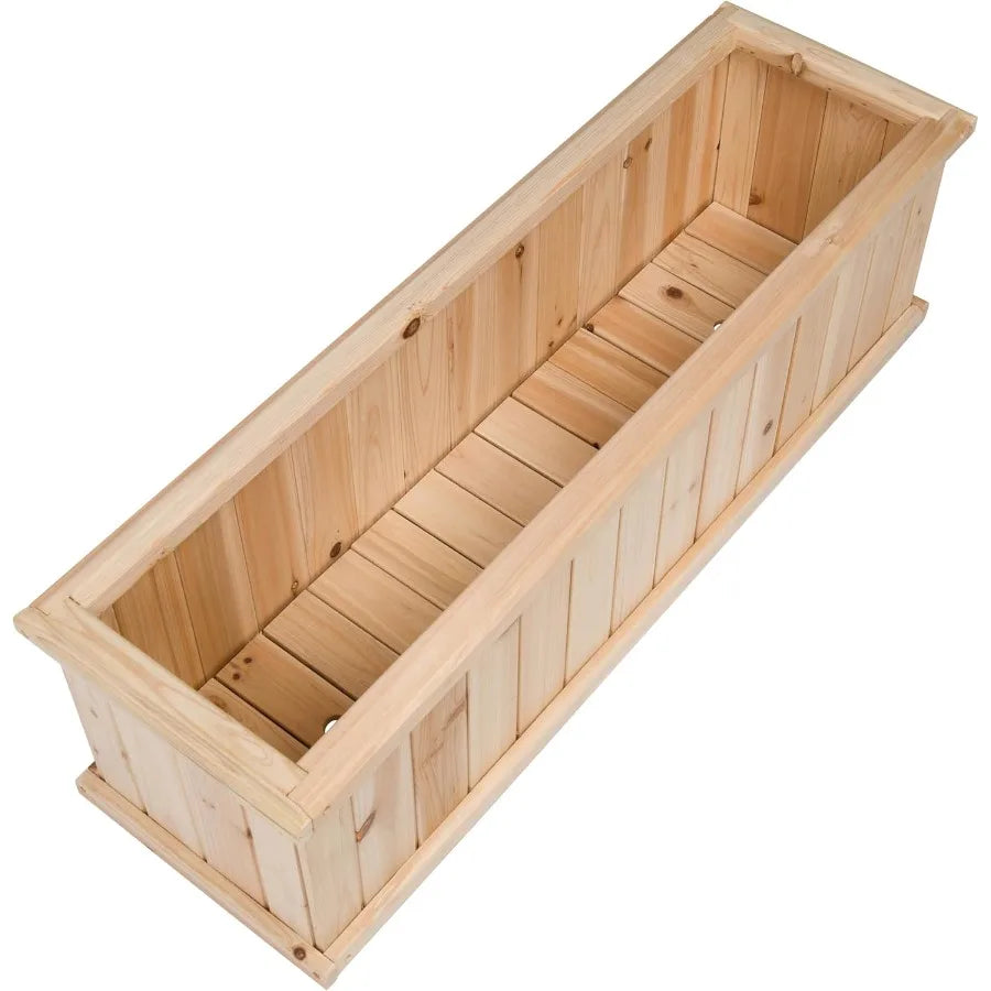 Premium Cedar Raised Garden Bed Planter Box For Vegetables