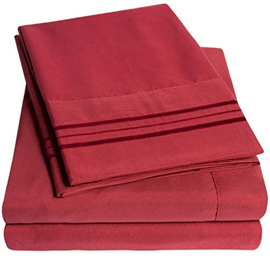 100 Percent Bamboo Fiber Luxury RV Bed Linen Set Six Piece Wrinkle Resistant