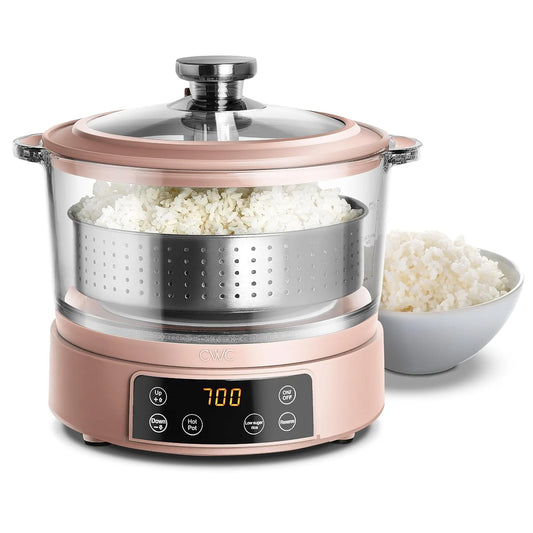 Yao Hui Huang Glass Low Carb Rice Cooker Healthier Starch