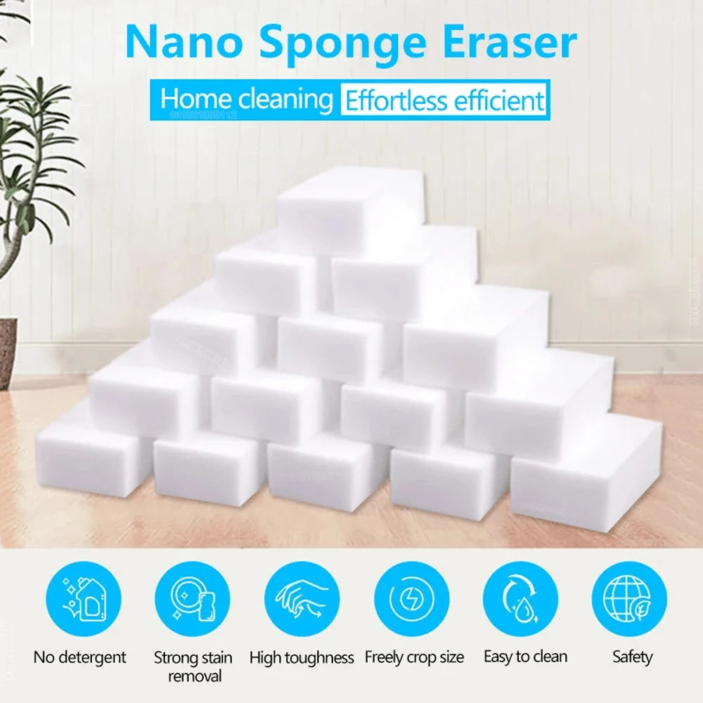 Melamine Sponge Magic Eraser Cleaning Sponges For Kitchen Bathroom